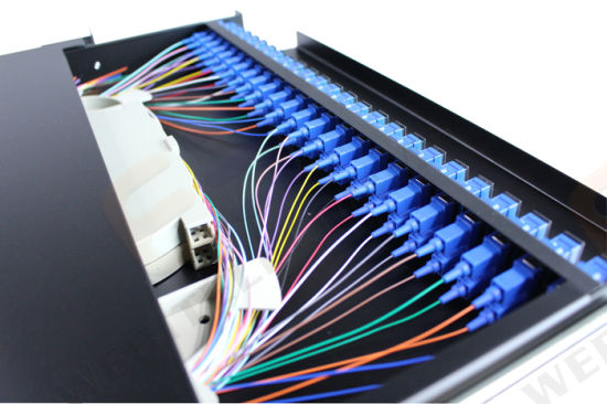 24-Port-Sc-Duplex-Single-Mode-Sliding-Fiber-Patch-Panel